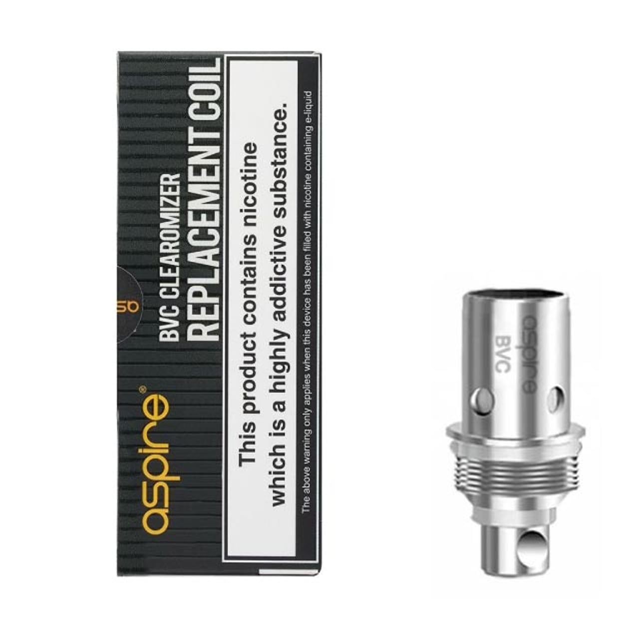 ASPIRE COILS BVC CLEAROMIZER 1.6