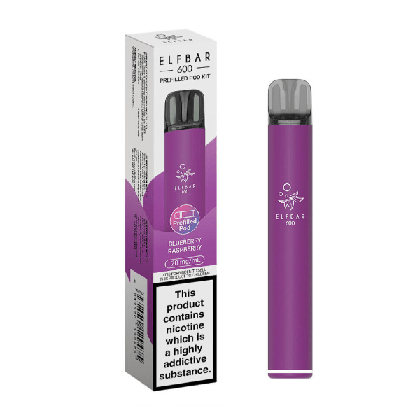 ELF BAR POD BLUEBERRY RASPBERRY 20MG PREFILLED POD KIT